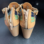 6 Guaraxy Mexican Huarache Platform Sandals Woven Leather