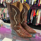 7 Gran Lider Ostrich Quill Pointed Boot Cowboy Boot