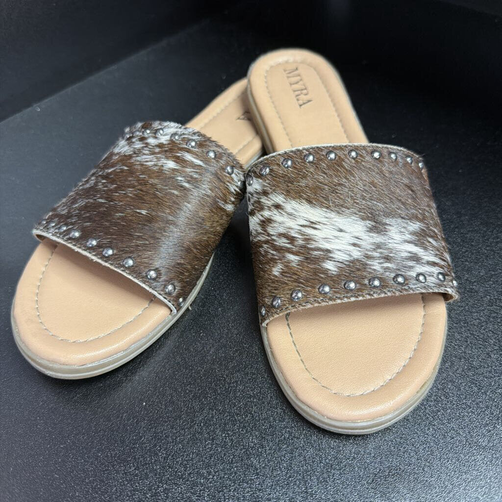 6.5 Myra Calf hair Silde