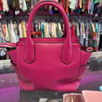 Reed Krakoff Atlantique Small Satchel Contrasting Orange Leather Pocket tag