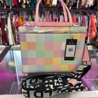 Karl Lagerfeld Maybelle Choupette Crossbody Satchel Multicolor NWT
