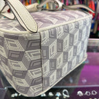 Karl Lagereld Paris Adele Backpack Geo Pattern