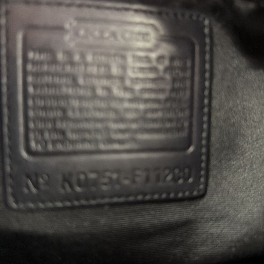 Coach Hampton Leather Satchel