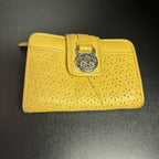 Brighton Yellow 3D Sunflower Leather Folding Wallet