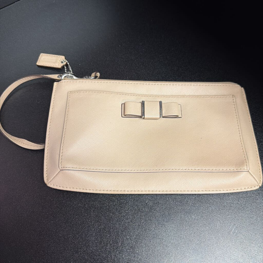 Coach Darcy Large Bow Wristlet