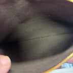 Ferragamo Brown Smooth Leather Wristlet From the Studio tote