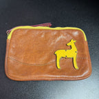 Fossil Vintage Leather Wrislet Distinct Yellow Deer