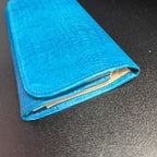 Unknown Blue retile Print Wallet