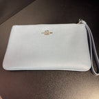 Coach Leather Zip Wristlet