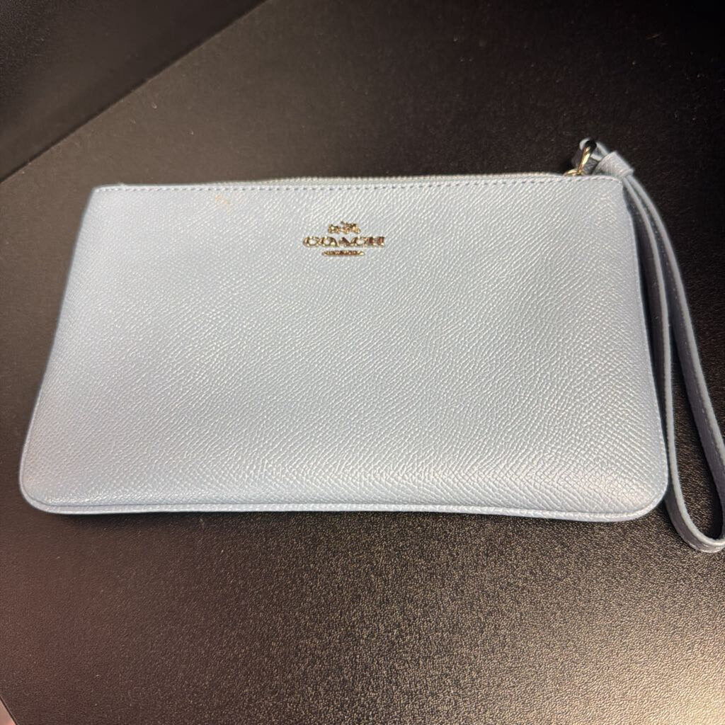Coach Leather Zip Wristlet