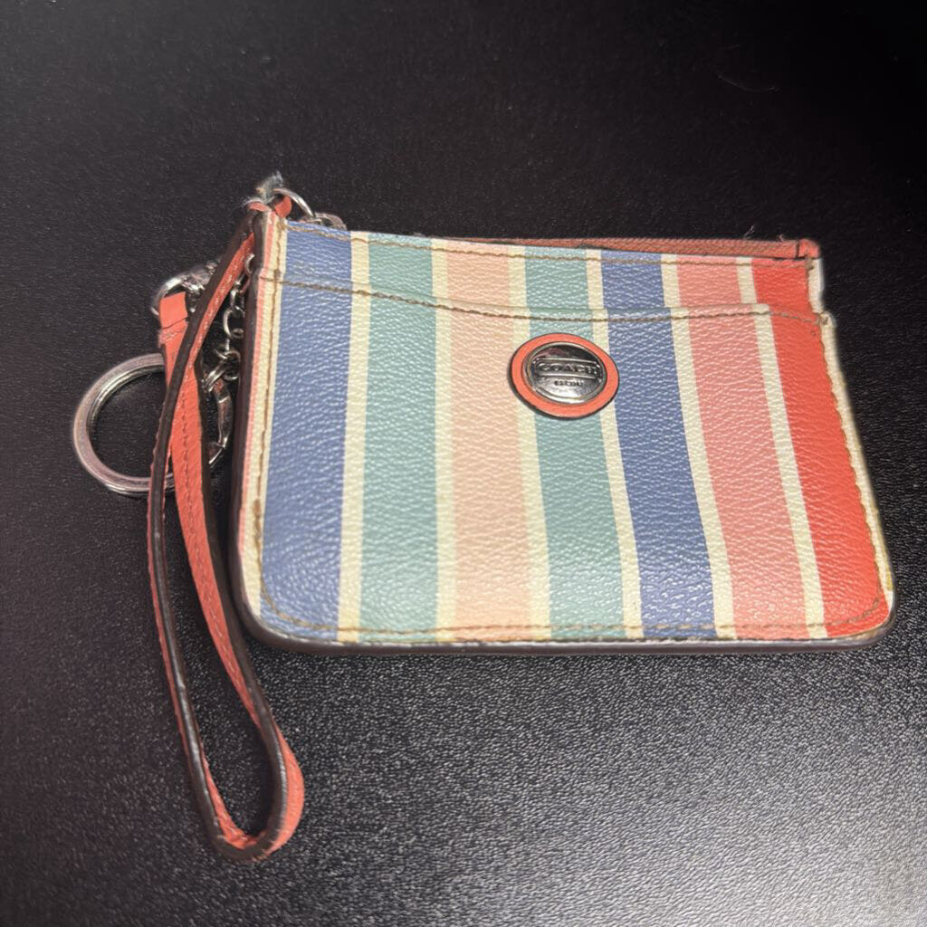 Coach Peyton Small Multi Stripe Wrislet