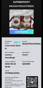 Gucci Queen Margaret Bee Sherry Line Brown Red Leather Trim Clutch/Crodssbody