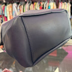 Marilyn Monroe Faux Leather Shoulder Bag Navy Blue