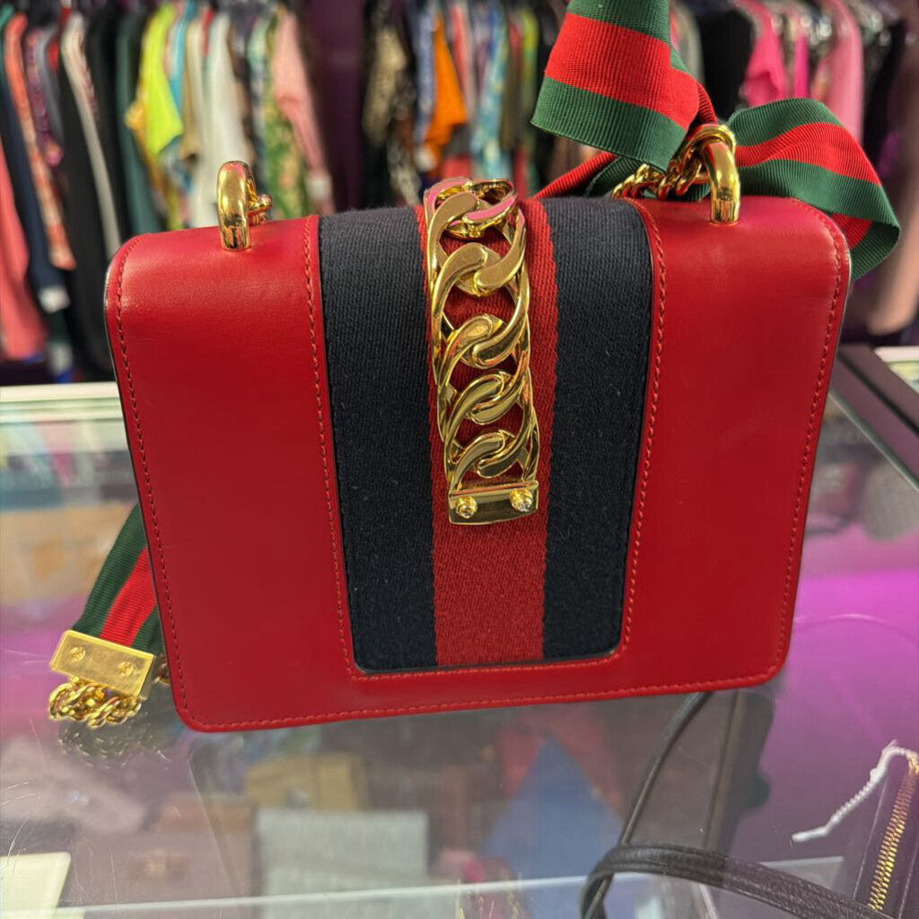 Gucci Sylvie Leather Handbag