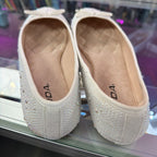 9.5 Soda Pearl Embellished Ballet Flat