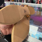 9 Y Not? Pointed Woven Textured Ankle Strap Shoe