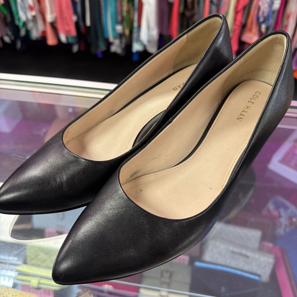 8 Cole Haan Pointed Leather Heel