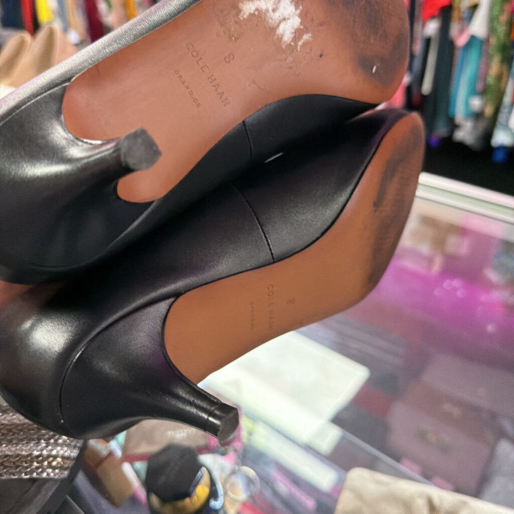 8 Cole Haan Pointed Leather Heel