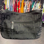 Harley Davidson Shoulder Bag Logo Pattern Canvas Stud Accent
