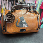 Unknown Cat Kitty Hugs Satchel