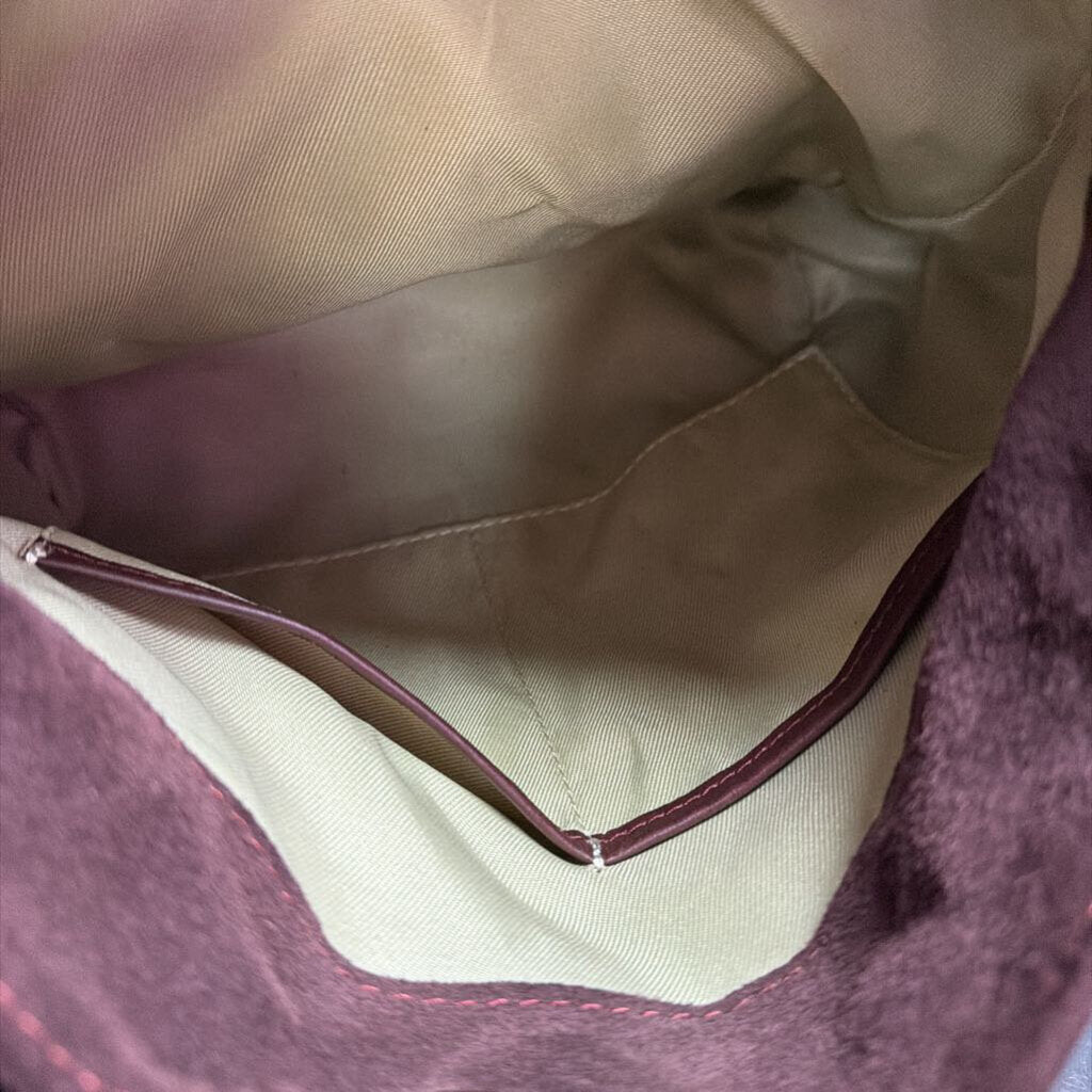 Valentina Suede Wine Hobo