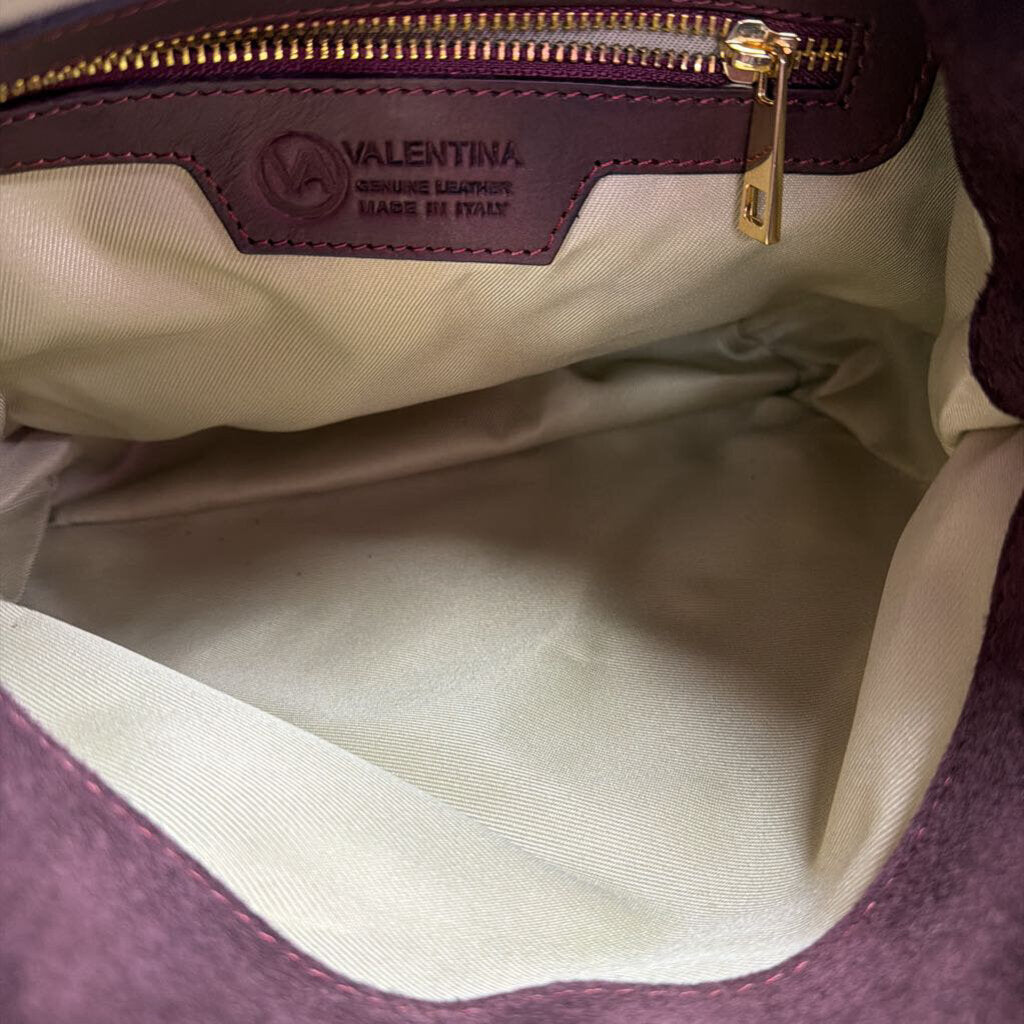 Valentina Suede Wine Hobo