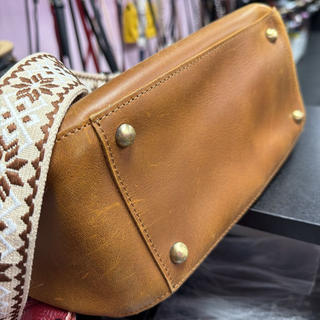 S-Zone Leather Hobo