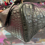 Brahmin Croc Embossed Sadie Soft Backpack