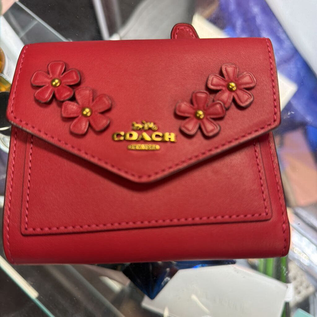 Coach Signature Slim Tri-Fold Wallet