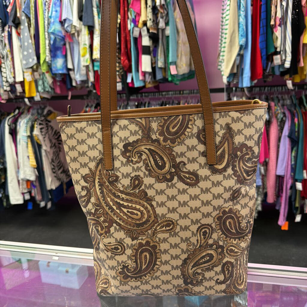 Michael Kors Emry Heritage Paisley Monogram Tote