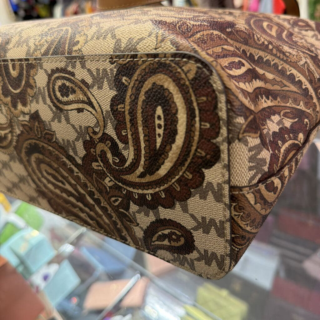 Michael Kors Emry Heritage Paisley Monogram Tote