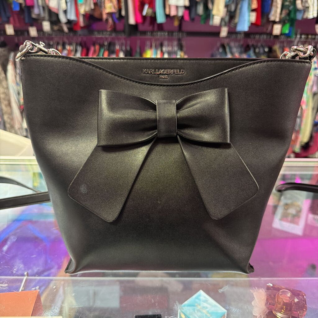 Karl Lagerfeld Clemence Faux leather Tote With Bow
