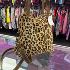 Myra Cow HIde Animal Print Crossbody