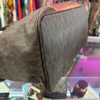 Michael Kors Jet Set Travel Tote Metallic Reptile Stripe