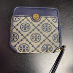 Tory Burch T Monogram Jacquard Bi-Fold Wallet