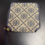 Tory Burch T Monogram Jacquard Bi-Fold Wallet