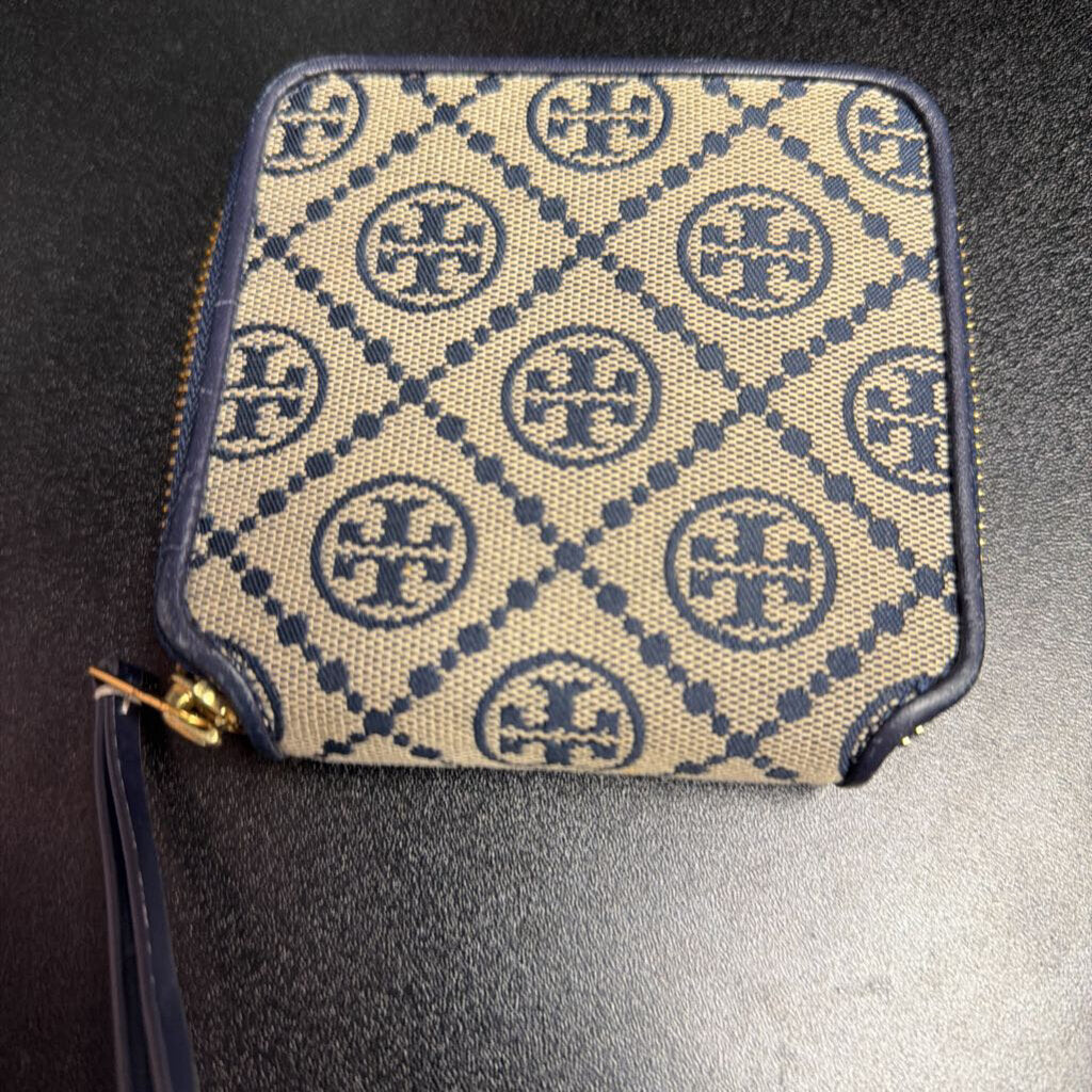 Tory Burch T Monogram Jacquard Bi-Fold Wallet