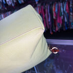 Dooney & Bourke Grain Leather Twist Handle Large Hobo As Is
