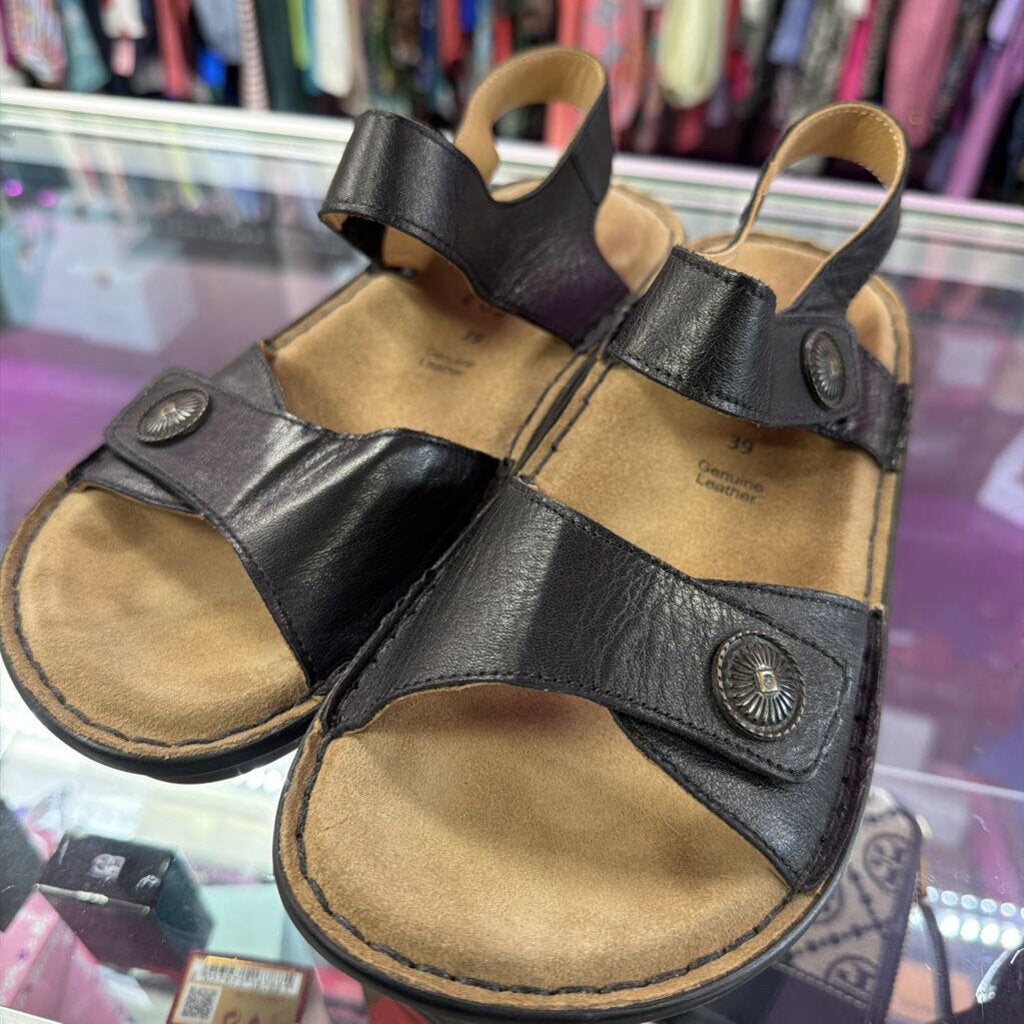8.5/39 Spring Step Velcro Ankle Strap Sandal