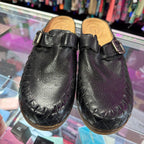 7.5 Brioso Woven Buckle Mule