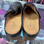 7.5 Brioso Woven Buckle Mule