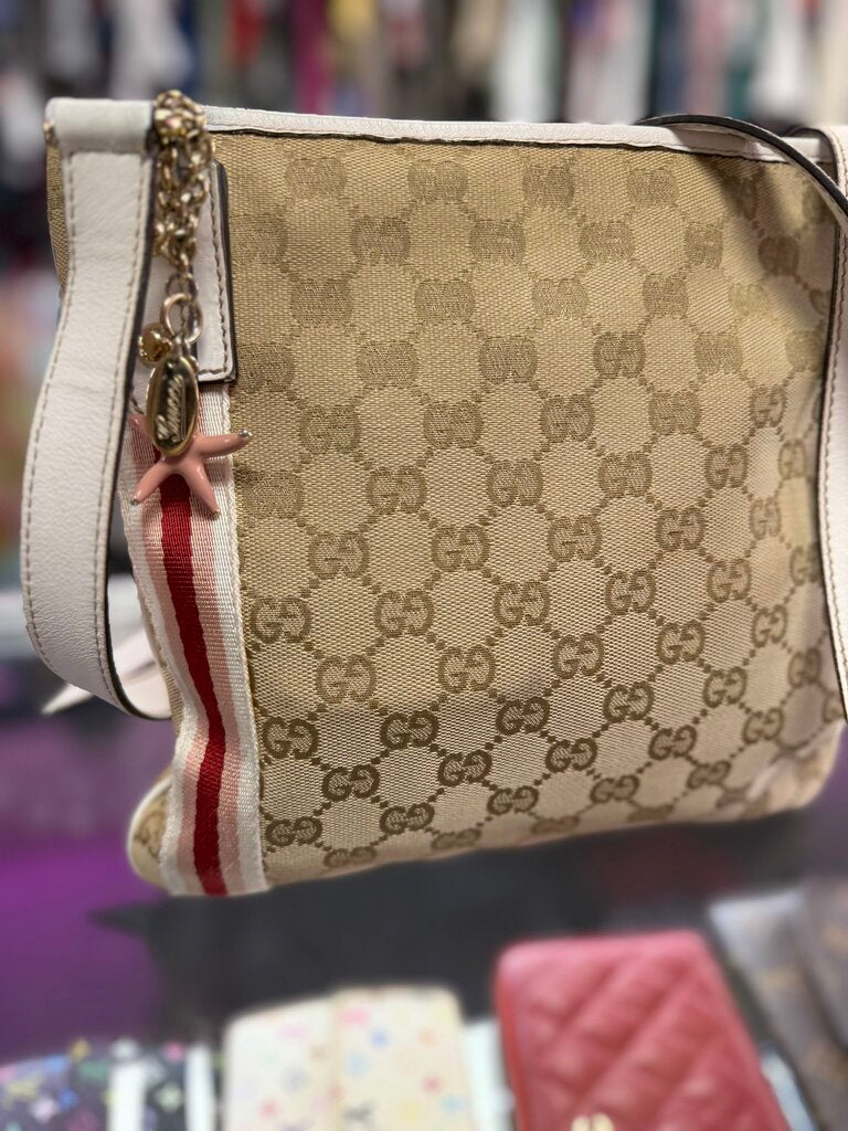 Gucci Jolicoeur Messenger Bag GG Canvas Web