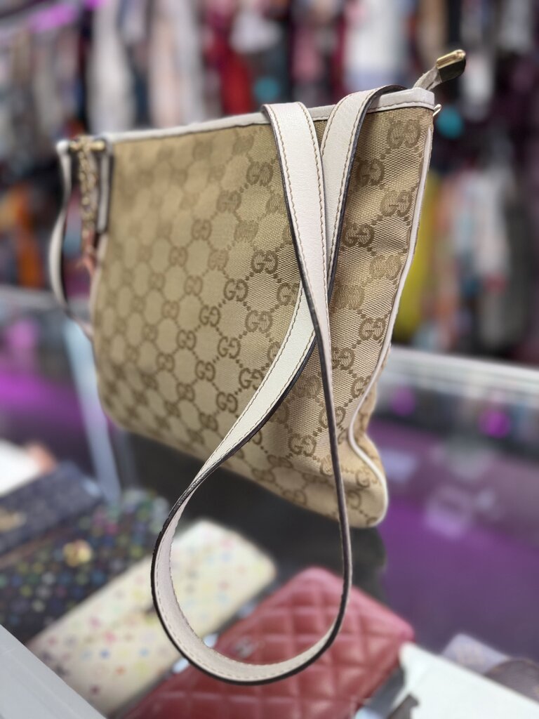 Gucci Jolicoeur Messenger Bag GG Canvas Web