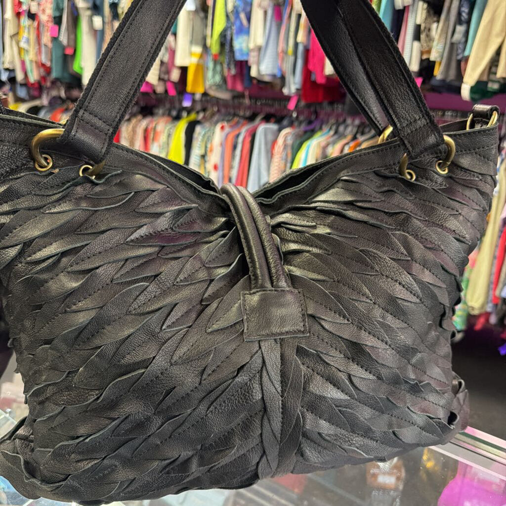 Amerileather Woven leather Hobo
