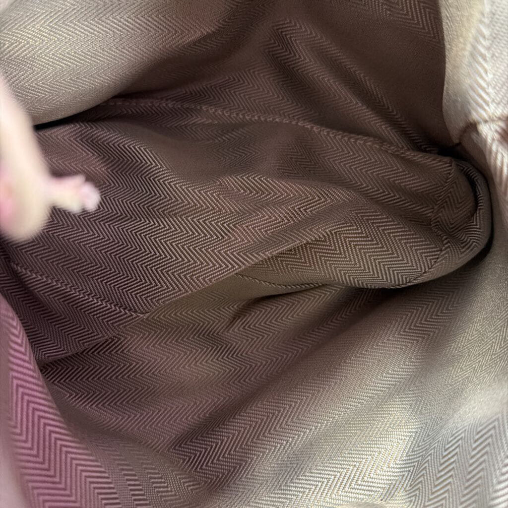 Unknown Grained Tote With Lock