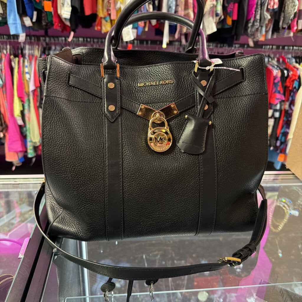 Micheal Kors Hamilton Pebbled Leather Large Satchel
