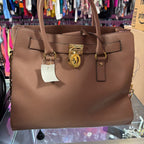 Micheal Kors Hamilton Saffiano Large Satchel