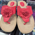 8 CRoft & Barrow Thong Flower Applique Sandal
