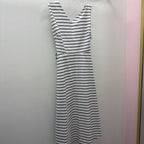 10 SLess Stripes V Neck Dress "AS IS"