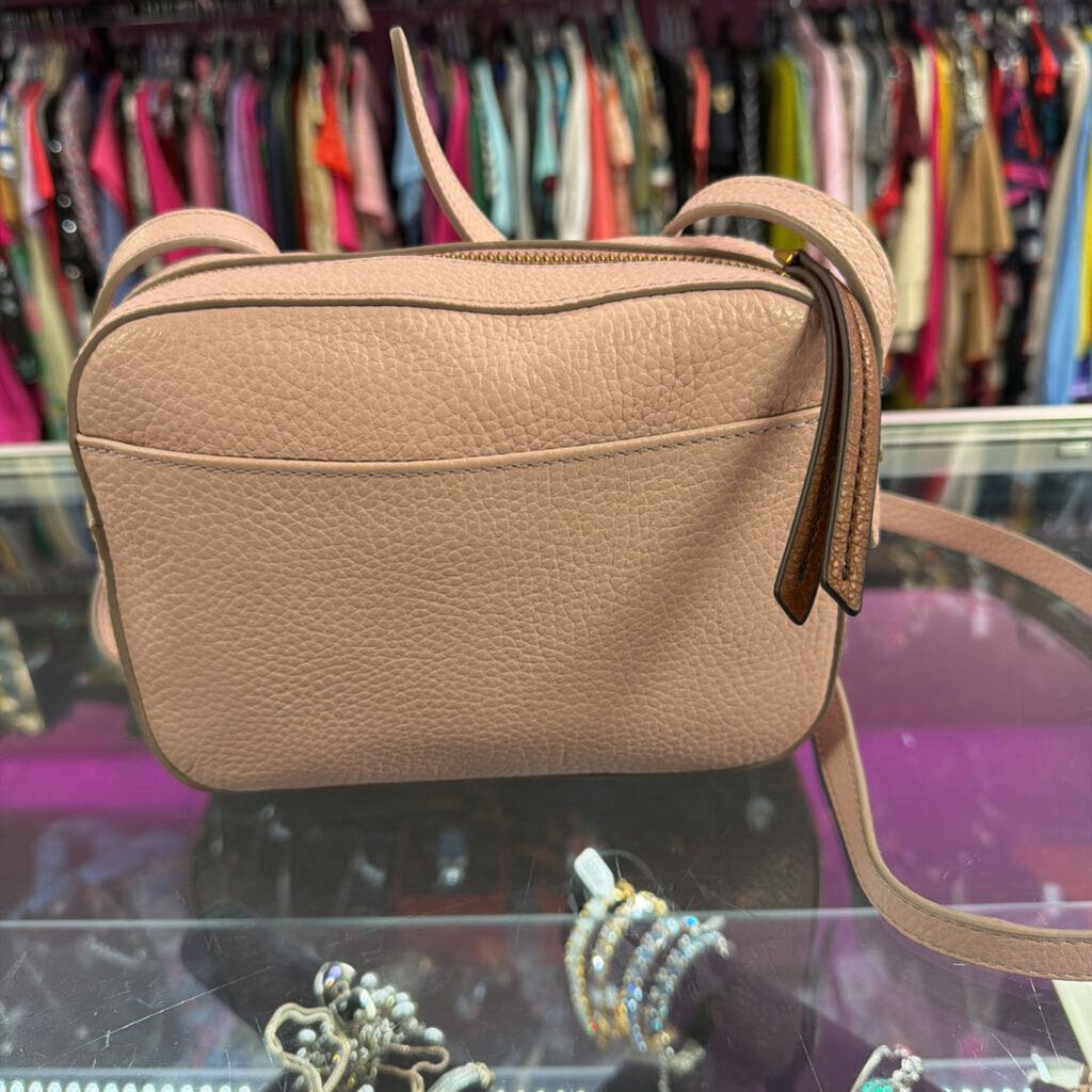 Fossil Gemma Pebbled Leather Camera Crossbody Bag